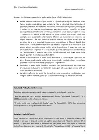 Unitat Qu S Poder Pol Tic Pdf