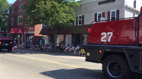 Carver Fire Makes Some Noise For The Plymouth Fourth Of July Parade Youtube