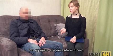 DEBT K Teen Debtor Pays Off Debts Using Cute Mouth And Vagina Tnaflix