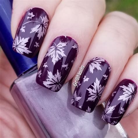 Fall Nail Art Nail Stamping Nail Stamping Designs Trendy Nail Art