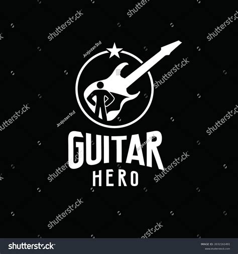 Guitar Hero Logo Vector Image Stock Vector (Royalty Free) 2032161491 | Shutterstock