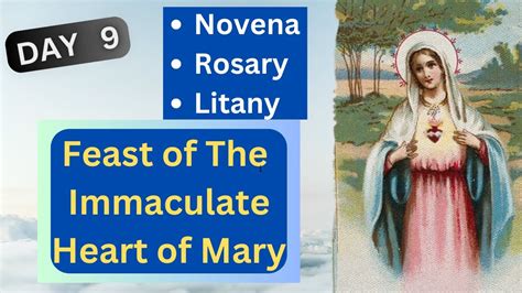 Immaculate Heart Of Mary Novena Day 9 With Rosary And Litany Youtube