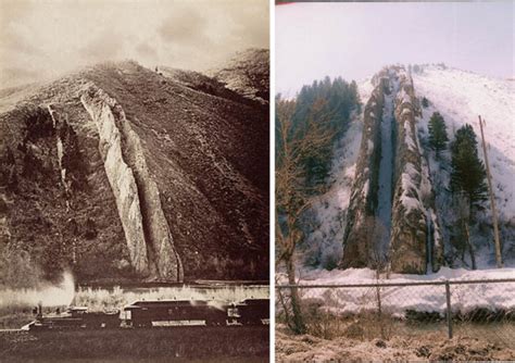 The Devil S Slide A Massive Limestone Chute In Utahs Weber Canyon