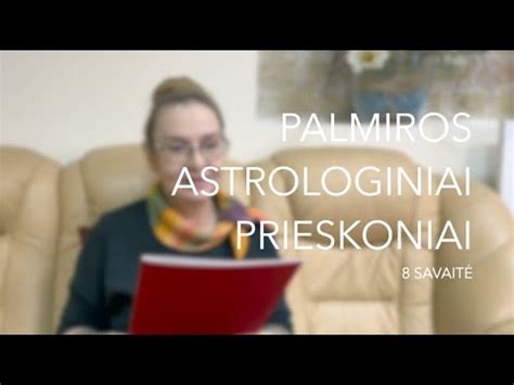 Sav Palmiros Astrologiniai Prieskoniai Youtube