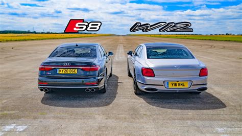 Audi S Vs Bentley Flying Spur W Drag Race Carwow