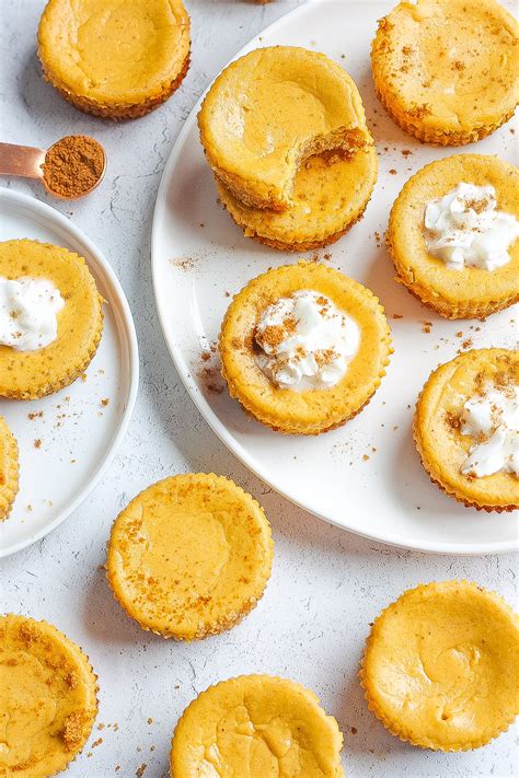 Mini Pumpkin Cheesecake Bites Easy Fall Dessert