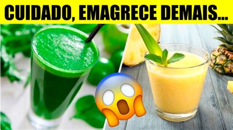 Receita De Suco Detox Para Perder Barriga Emagrece Muito Youtube