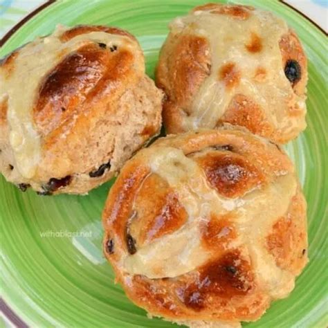 No Yeast Hot Cross Buns With A Blast
