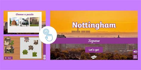 Nottingham Interactive Jigsaw Teacher Made Twinkl