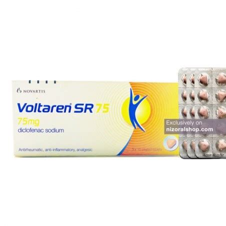 Voltaren Sr Mg Tablets Diclofenac Anti Inflammatory