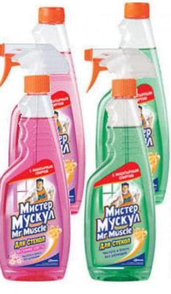 "Мистер Мускул" для стекол: состав, характеристика
