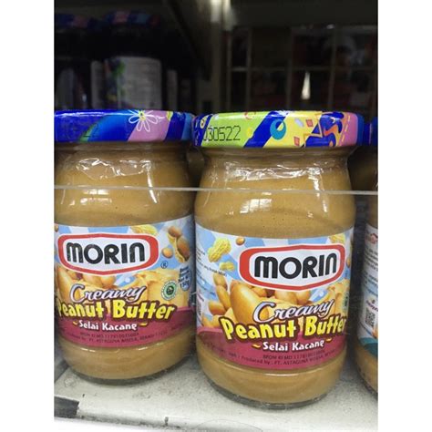 Jual Selai Roti Krim Kacang Morin Creamy Peanut Butter Gr Shopee