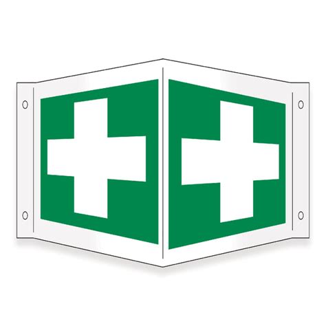 First Aid Symbol Only Projecting Sign First Safety Signs