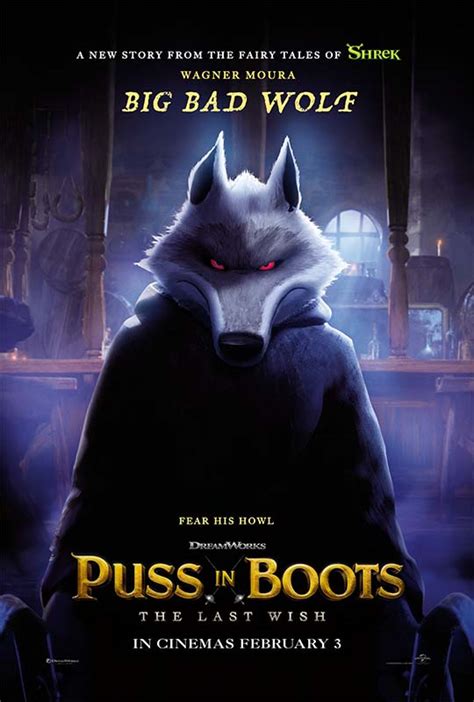 Can Someone Draw An Edgy Drawing Of The Wolf From The New Puss In Boots