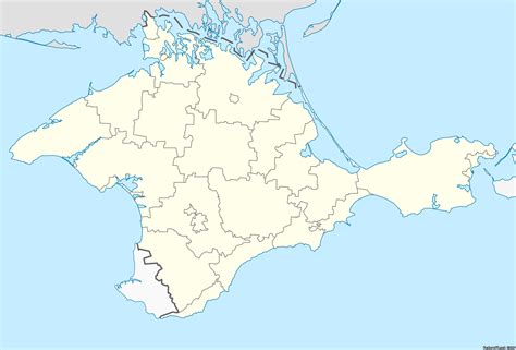 Контурные карты Крыма