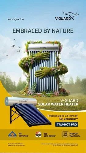 LPD ETC V Guard Solar TRU HOT ZA PRO SERIES At V Guard Solar Water Heater In