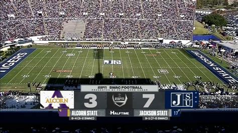 Jackson State-Alcorn Halftime Report - HBCU Legends