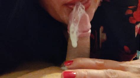 Mature MILF Sloppy Blowjob And Massive Cum Load In Her Mouth By FapHouse XHamster