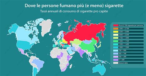 I Paesi più fumatori al mondo Infografica ihodl