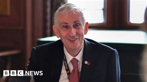 Sir Lindsay Hoyle Chorley Reacts To Speaker Election Convention Bbc News