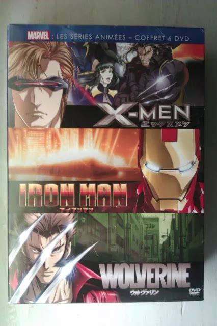 Coffret Dessin AnimÉ Marvel X Men Iron Man Wolverine 6 Dvd