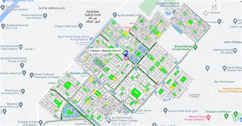 Gulshan E Maymar Karachi Map Satellite View Emap Pk