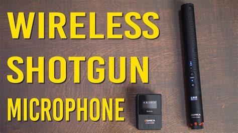 The First Wireless Shotgun Microphone For Video Recording Comica Cvm