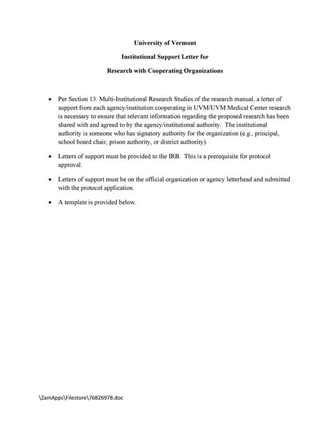 40 Proven Letter Of Support Templates Financial For Grant