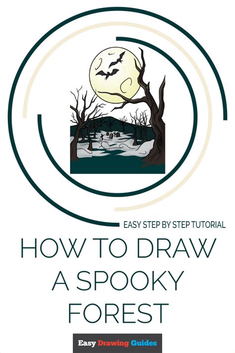 How to Draw a Spooky Forest - Really Easy Drawing Tutorial