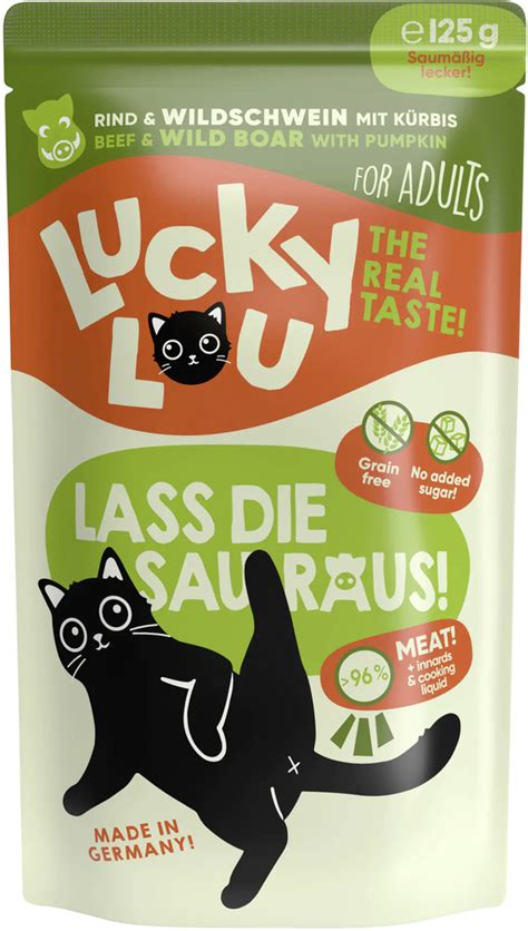 Lucky Lou Lifestage Adult Rind Und Wildschwein 125g Von Globus Baumarkt