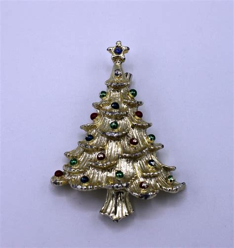 Gerrys Christmas Tree Brooch Etsy Christmas Tree Brooch Etsy