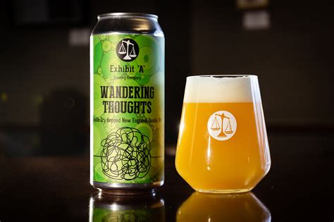 Wandering Thoughts Double Dry Hopped Double IPA Exhibit A Brewing