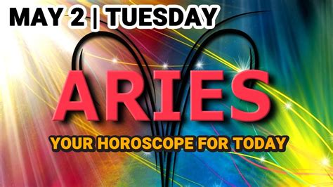 Aries 𝐘𝐨𝐮 𝐇𝐚𝐯𝐞 𝐀𝐧 𝐈𝐧𝐜𝐫𝐞𝐝𝐢𝐛𝐥𝐞 𝐋𝐮𝐜𝐤Horoscope For Today May 2 2023