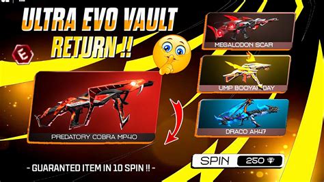 Next Evo Vault Event Cobra Bundle Return Free Fire New Event Ff