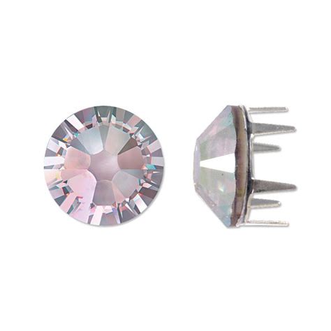 Swarovski Rose Pins 5mm Crystal Ab Stainless Steel 6 Pcs