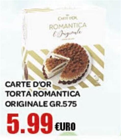 Carte D Or Torta Romantica Originale Gr 575 Offerta Di Big Food