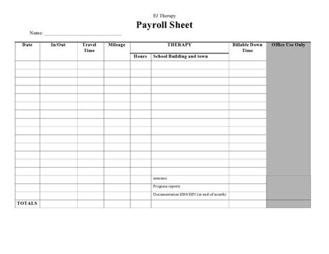 Free Printable Payroll Templates Printable World Holiday 87360 Hot Sex Picture