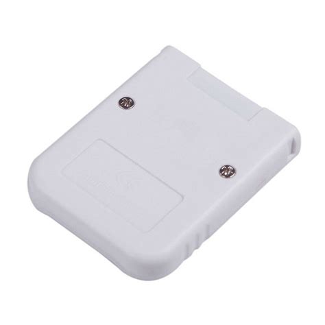 Practical Memory Card For Nintendo Wii Gamecube Gc Game White The