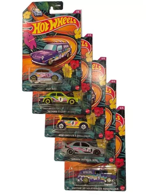 HOT Wheels Spring Time Complete Set Of Cars Walmart Exclusive PicClick CA