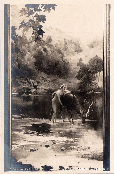 Lot Vintage Postcard Fine Art Nude