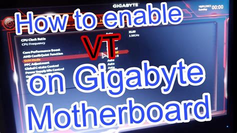 How To Enable Virtualization In Gigabyte Bangla Tutorial How To Enable