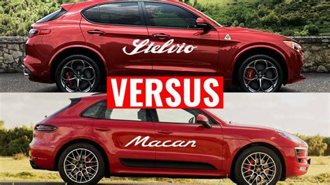 Alfa Romeo Stelvio Quadrifoglio Vs Porsche Macan Gts Youtube