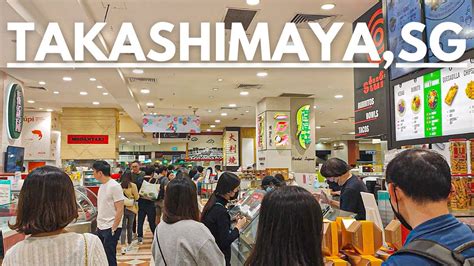 Super Crowded At Takashimaya Food Hall Orchard Road Singapore