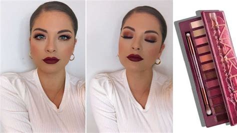 Sultry Fall Makeup Look UD Naked Cherry Palette YouTube