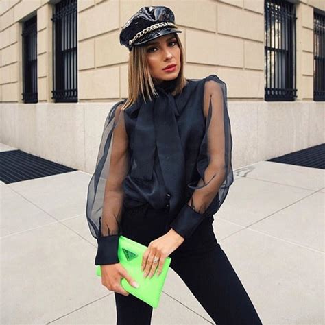 Zara Tops Nwt Zara Pussy Bow Tie Semi Sheer Blouse Poshmark