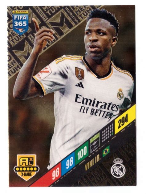 Fifa Panini Karta X Rare Momentum Vini Vinicius Jr Real Madrid