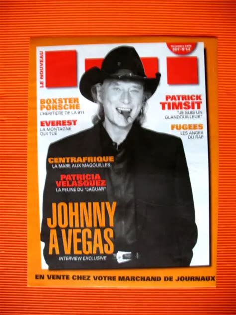 Publicite De Presse Johnny Hallyday A Las Vegas Pour Le Magazine Lui Ad