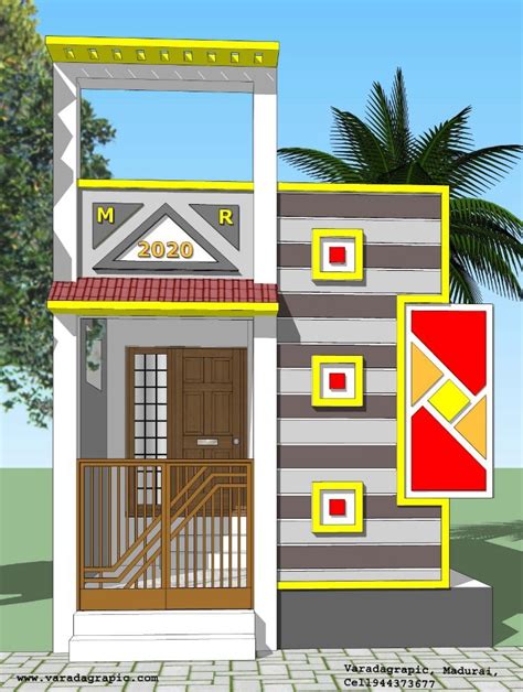 Small House Front elevation design | Small house front design, Front ...