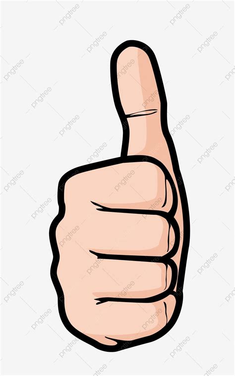 รปThumbs Up Cartoon Gesture Illustration Gesture Beautiful Gesture