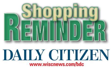 Shopping Reminder Beaver Dam Daily Citizen